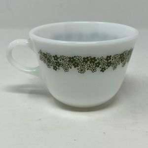 Vintage Pyrex Corelle Spring Blossom Crazy Daisy Coffee Tea Cup Mug Clean GHA0..